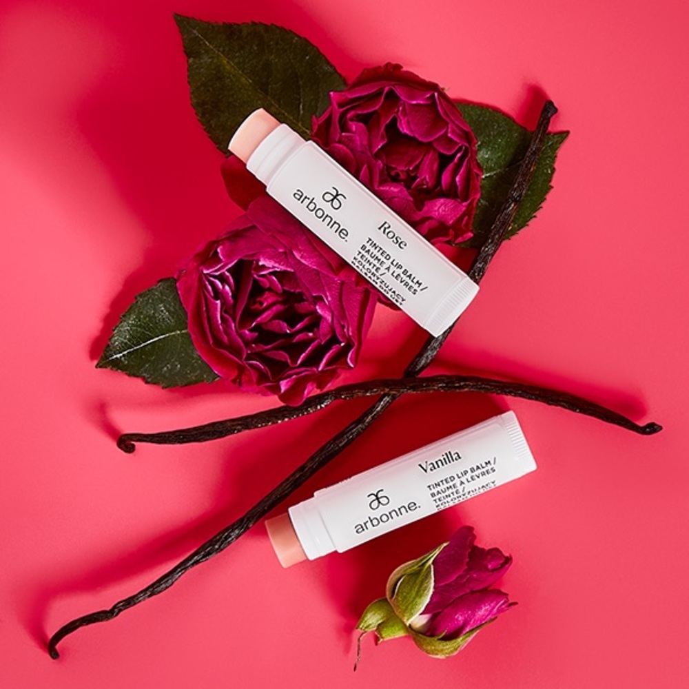 Arbonne rose lipbalm